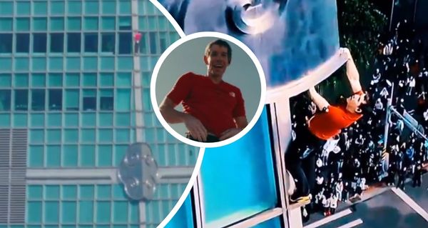 Alex Honnold, Taipei 101, extrémní lezení, bez jištění, free solo (1)