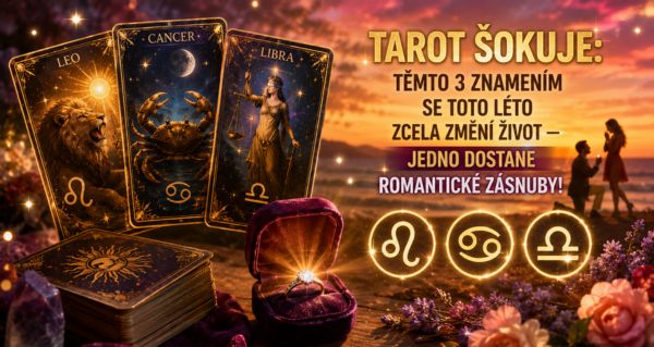 Tarot šokuje Těmto 3 znamením se toto léto zcela změní život — jedno dostane romantické zásnuby!